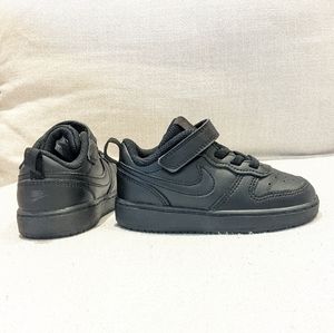 Nike Court Burough Low 2 Toddler Shoe size 7C, black